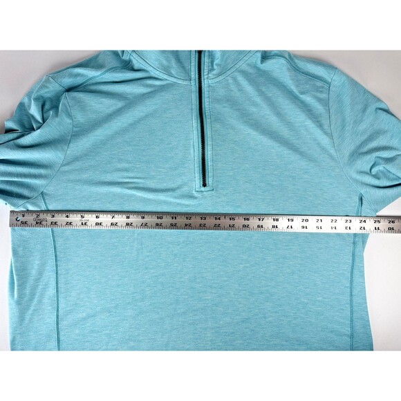 Tommy Bahama Pullover Mens XL Blue Island Zone Half Zip Performance Sweater Top - Picture 11 of 16